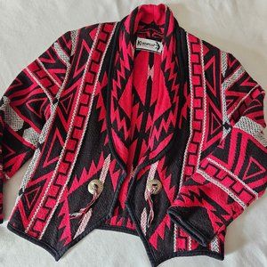 Vintage Red and Black Kokopelli Jacket